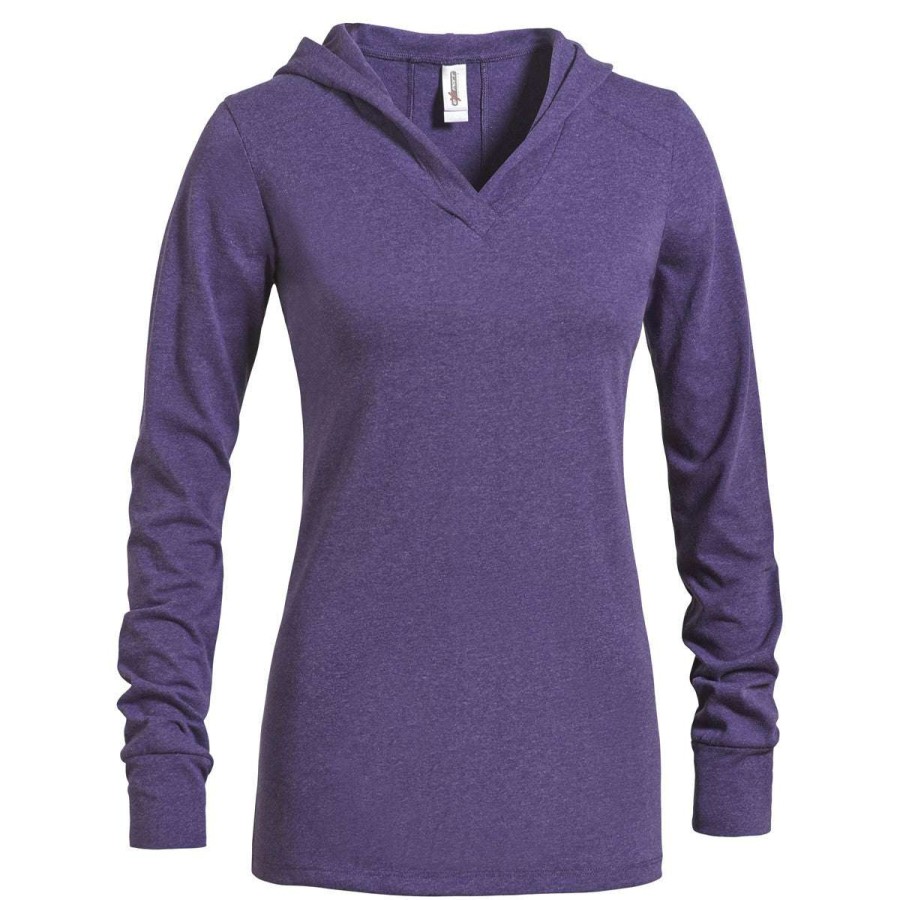 * Expert Women'S Dark Heather Purple Soft Hoodie | Sweatshirts